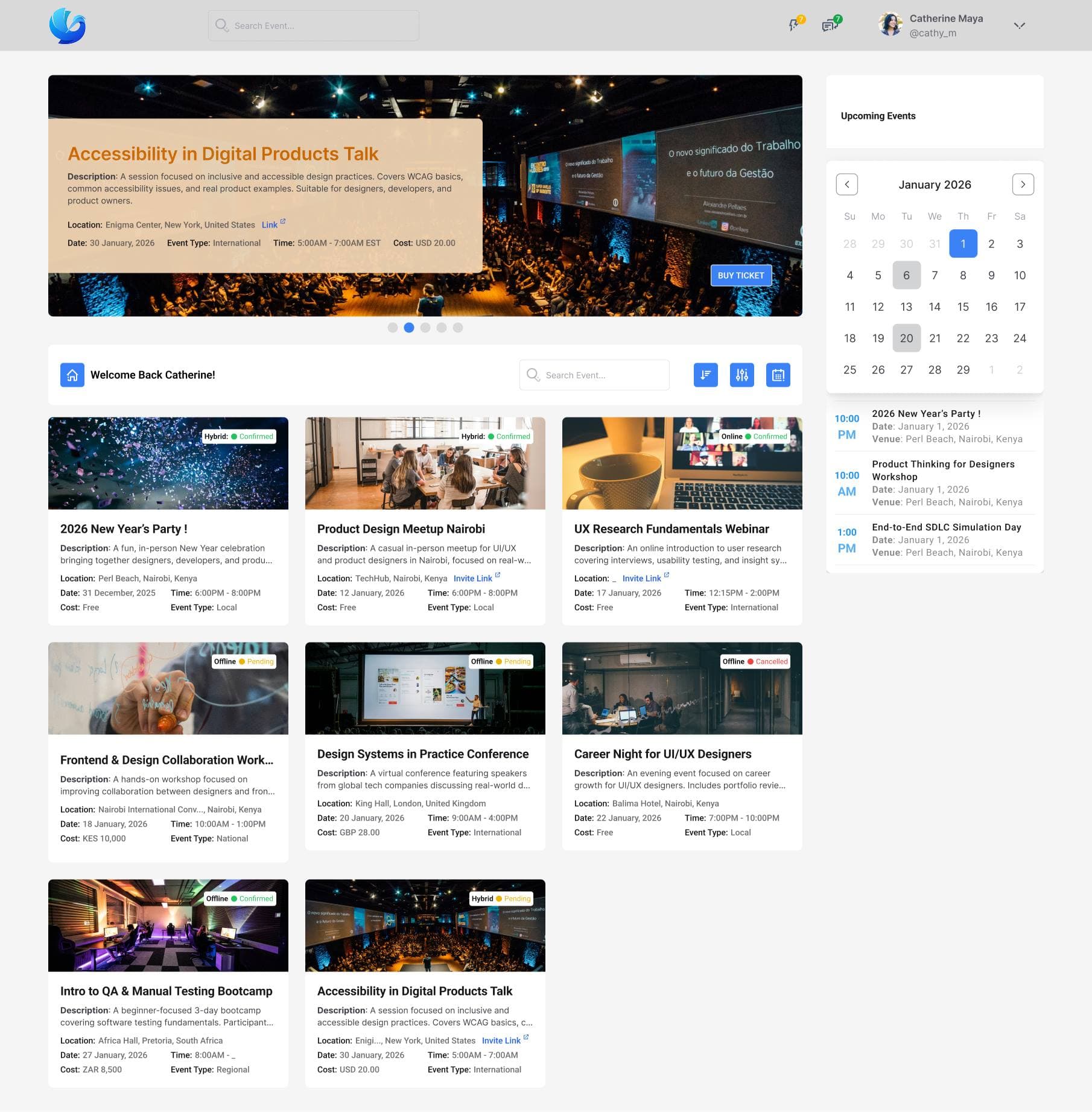 Event Listing Page UX Logic screenshot 2