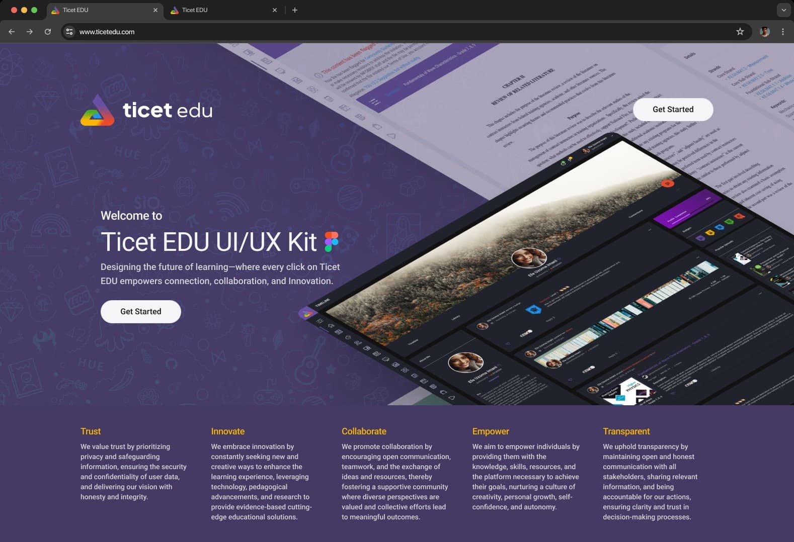 Ticet EDU Design System screenshot 1