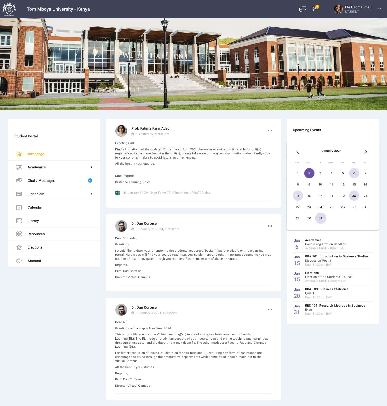 Ticet EDU LMS UI/UX screenshot 1